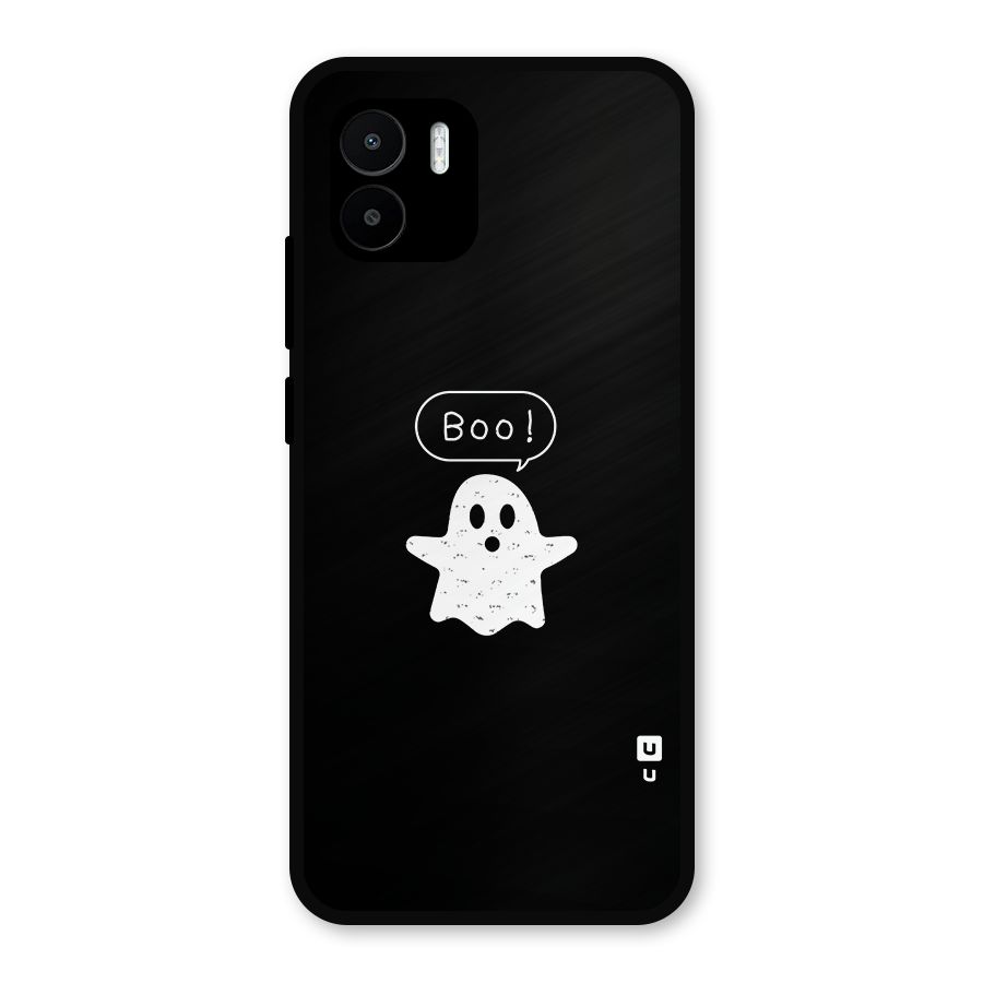 Boo Cute Ghost Metal Back Case for Redmi A2
