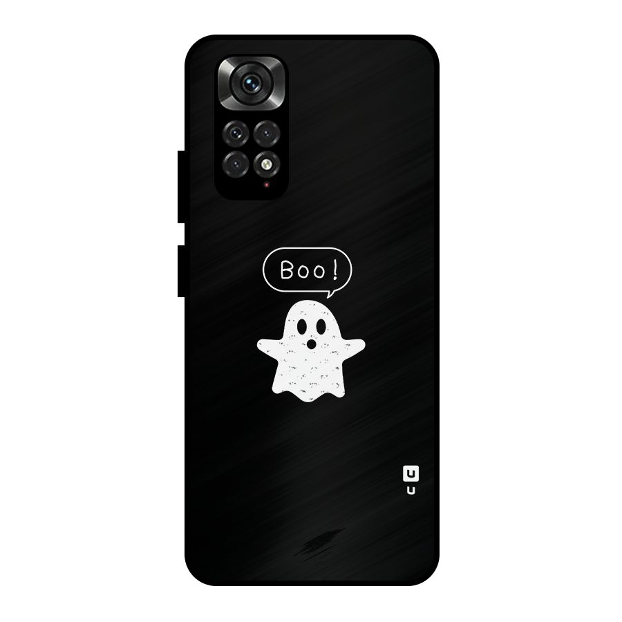 Boo Cute Ghost Metal Back Case for Redmi Note 11 Pro Plus 5G