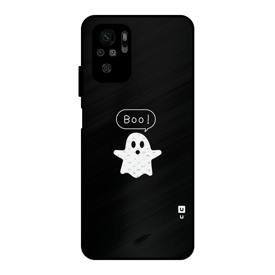 Boo Cute Ghost Metal Back Case for Redmi Note 11 SE