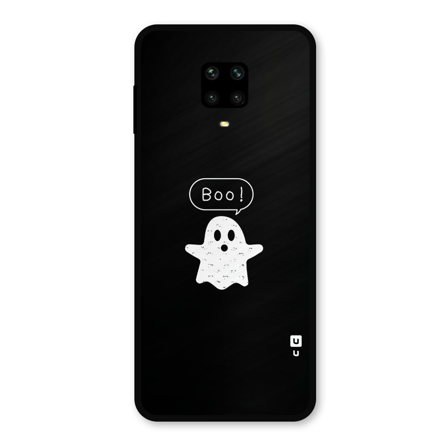 Boo Cute Ghost Metal Back Case for Redmi Note 9 Pro