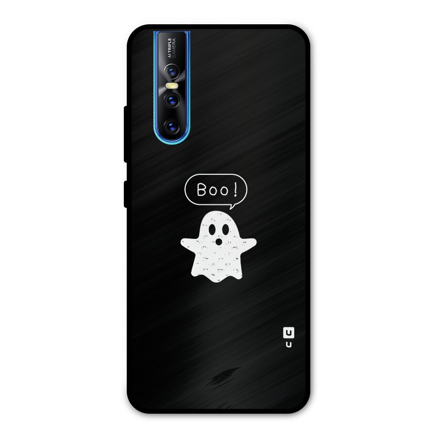 Boo Cute Ghost Metal Back Case for Vivo V15 Pro