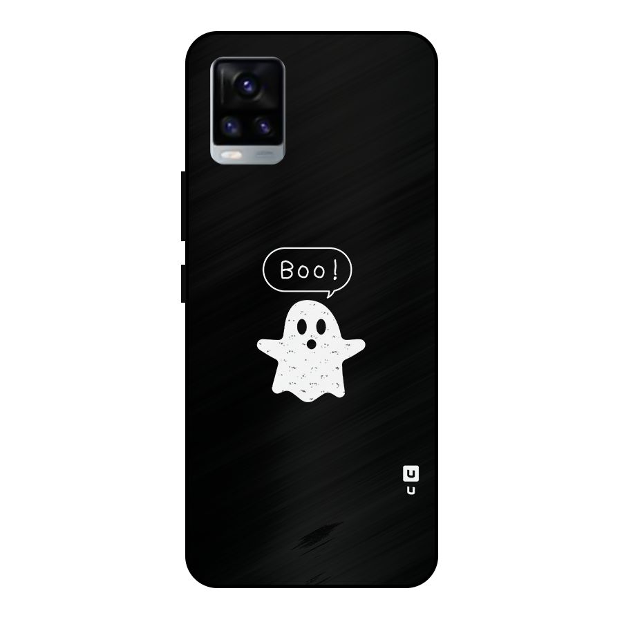 Boo Cute Ghost Metal Back Case for Vivo V20 2021