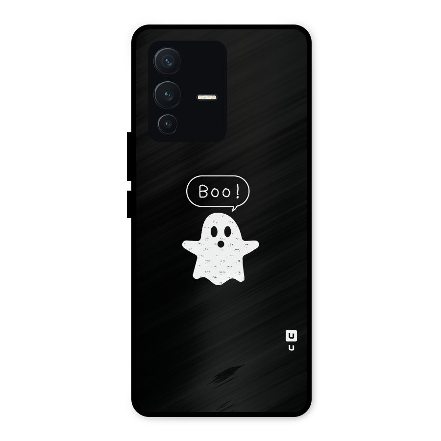 Boo Cute Ghost Metal Back Case for Vivo V23 5G
