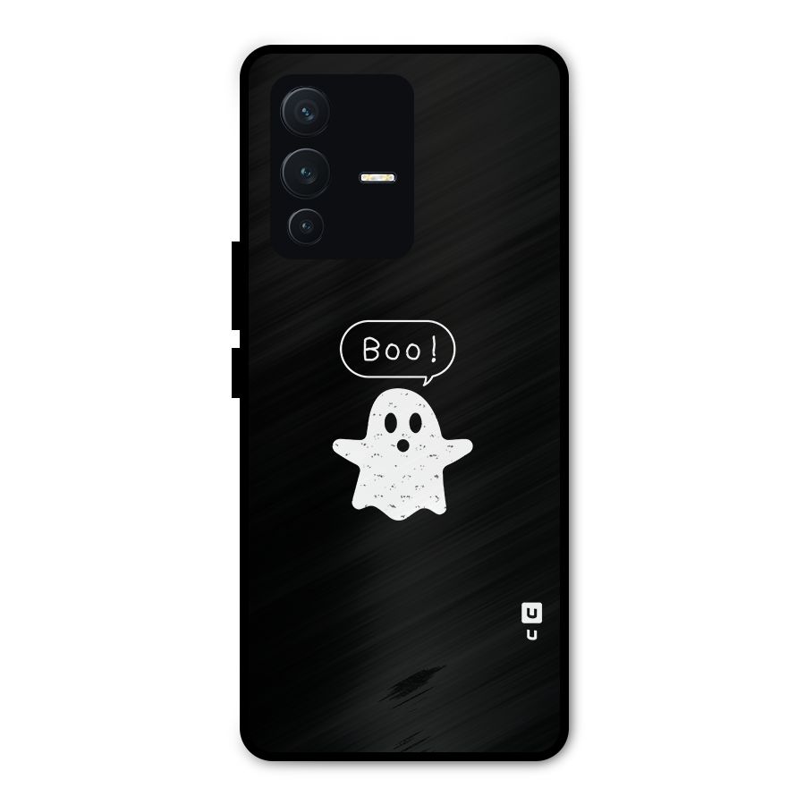 Boo Cute Ghost Metal Back Case for Vivo V23 Pro
