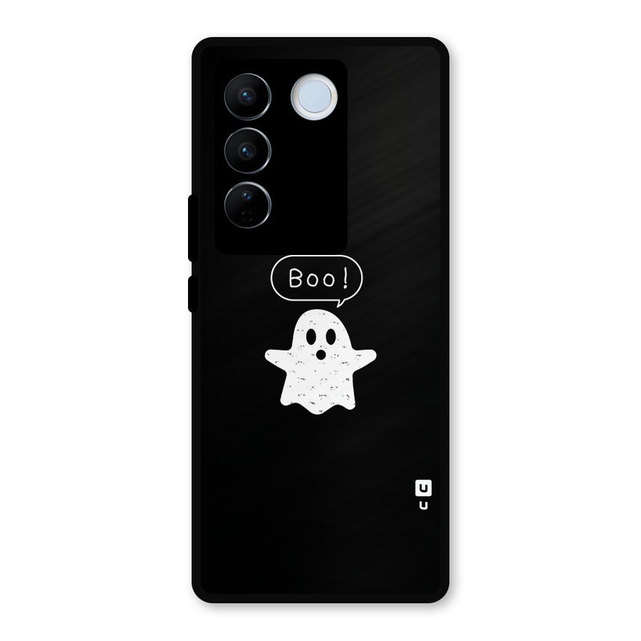 Boo Cute Ghost Metal Back Case for Vivo V27