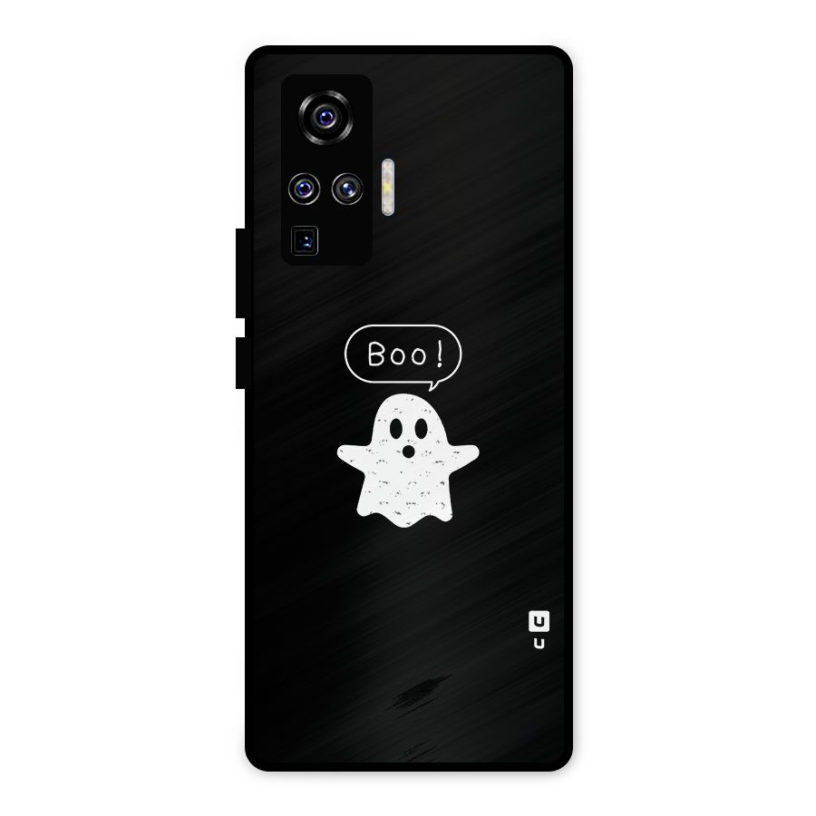Boo Cute Ghost Metal Back Case for Vivo X50 Pro
