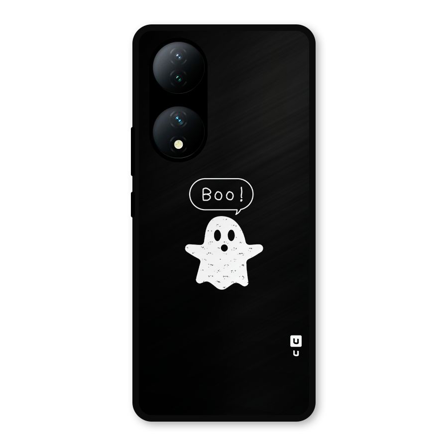 Boo Cute Ghost Metal Back Case for Vivo Y100a