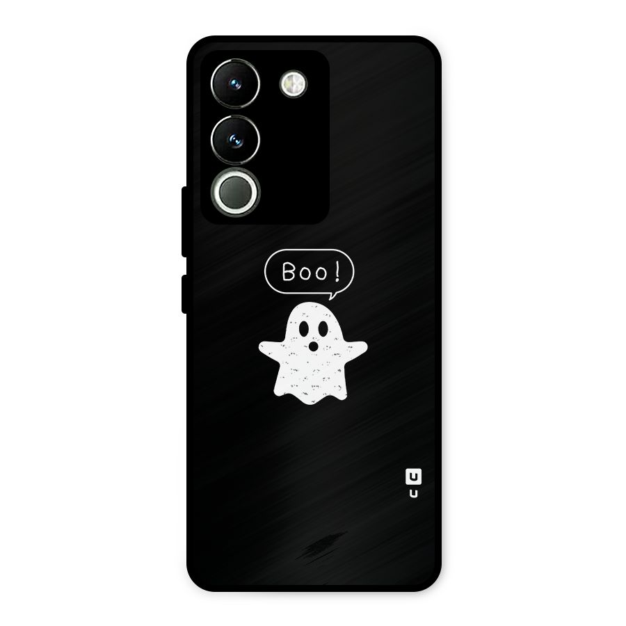 Boo Cute Ghost Metal Back Case for Vivo Y200