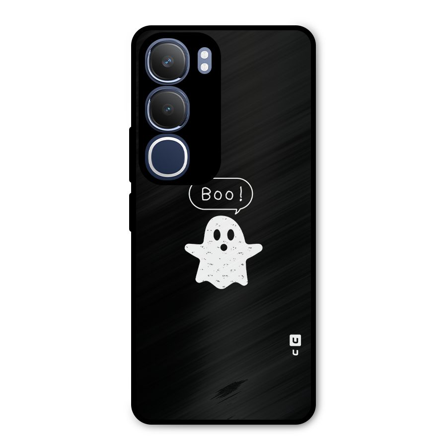 Boo Cute Ghost Metal Back Case for Vivo Y29