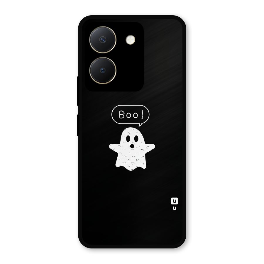 Boo Cute Ghost Metal Back Case for Vivo Y36