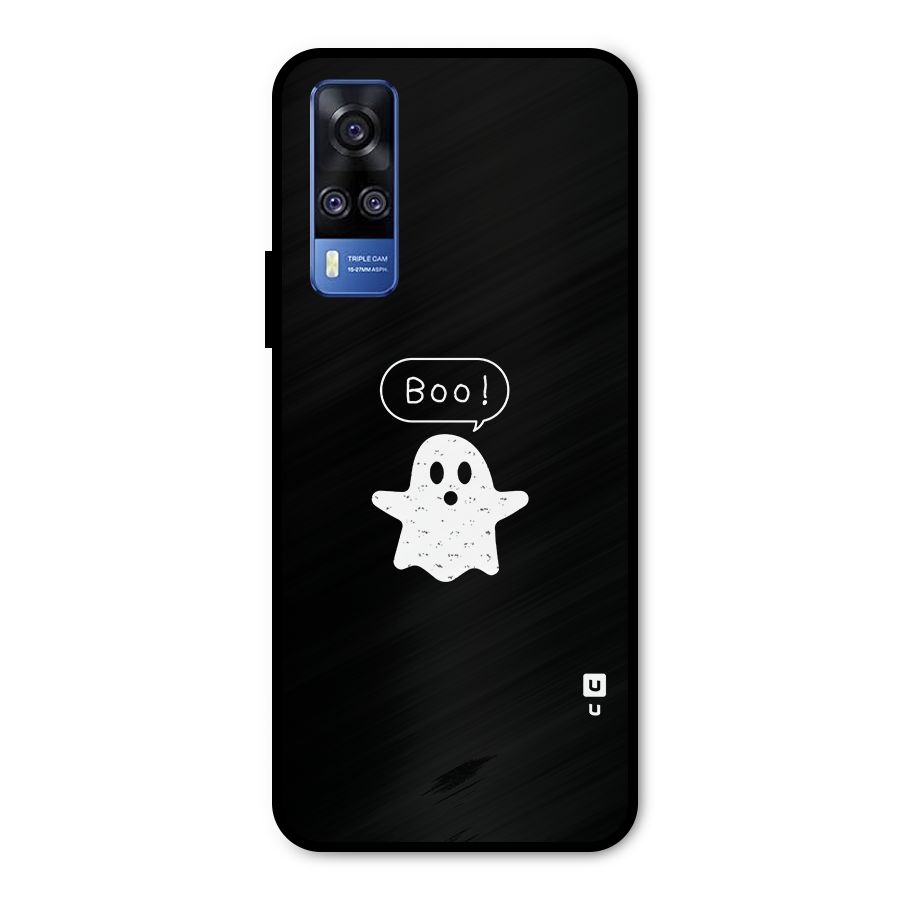 Boo Cute Ghost Metal Back Case for Vivo Y51A