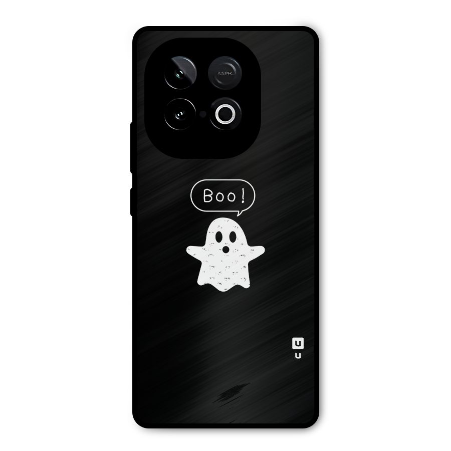 Boo Cute Ghost Metal Back Case for iQOO Neo 10