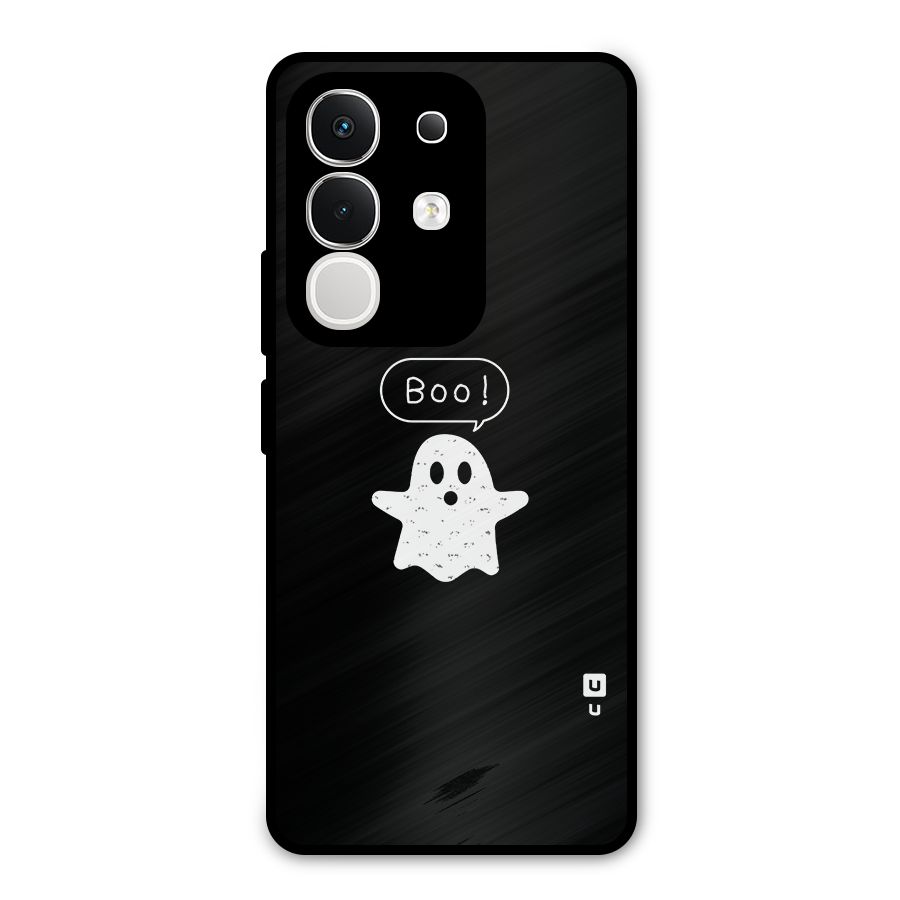 Boo Cute Ghost Metal Back Case for iQOO Z10x