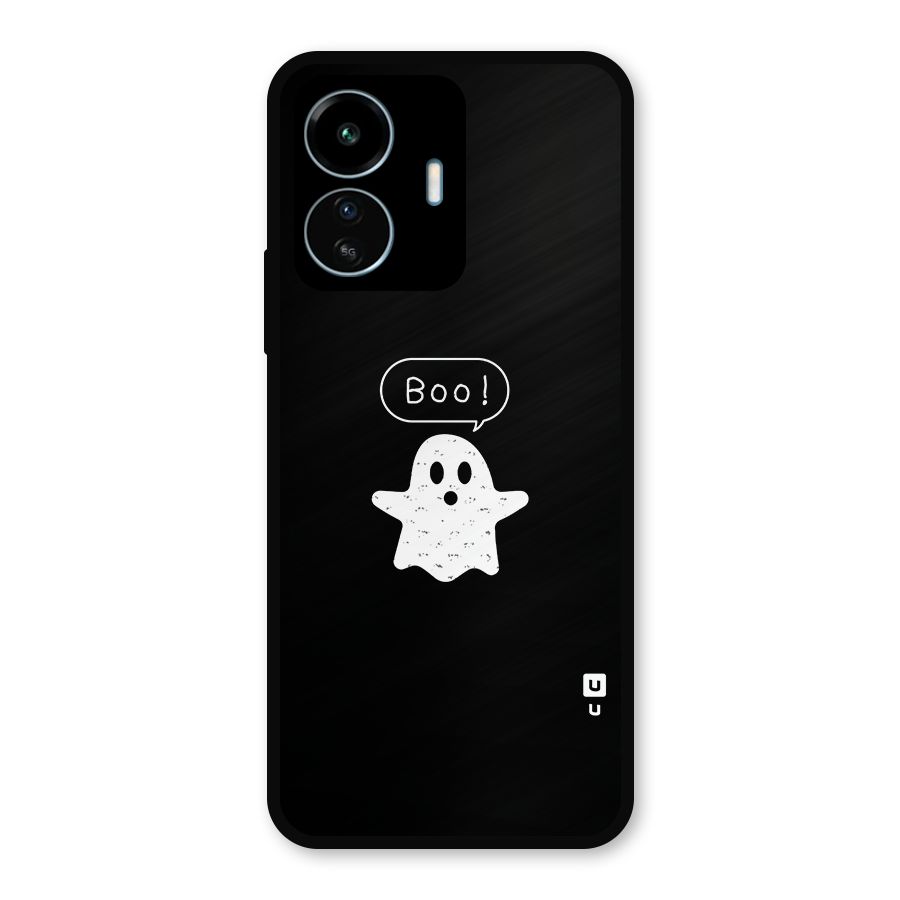 Boo Cute Ghost Metal Back Case for vivo iQOO Z6 Lite 5G