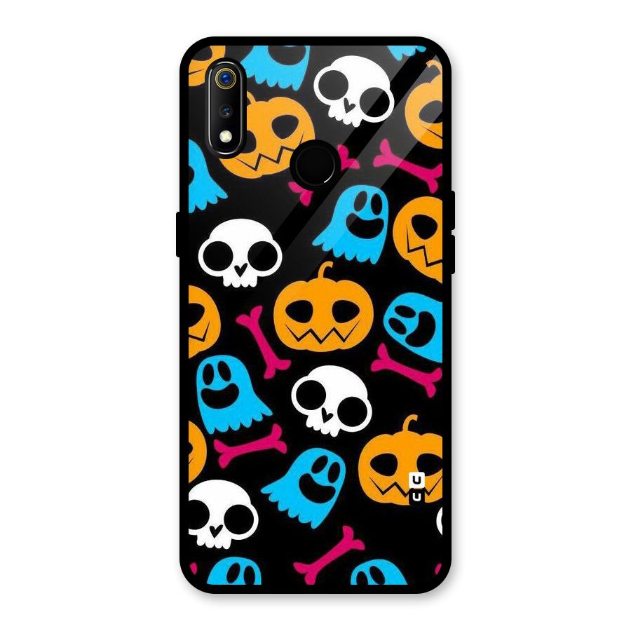 Boo Design Glass Back Case for Realme 3i