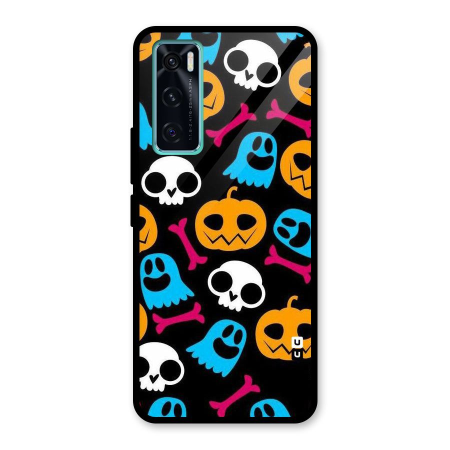 Boo Design Glass Back Case for Vivo V20 SE