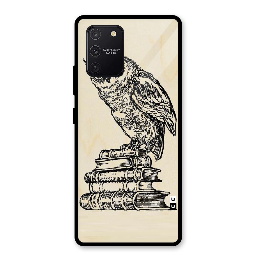 Book Owl Glass Back Case for Galaxy S10 Lite