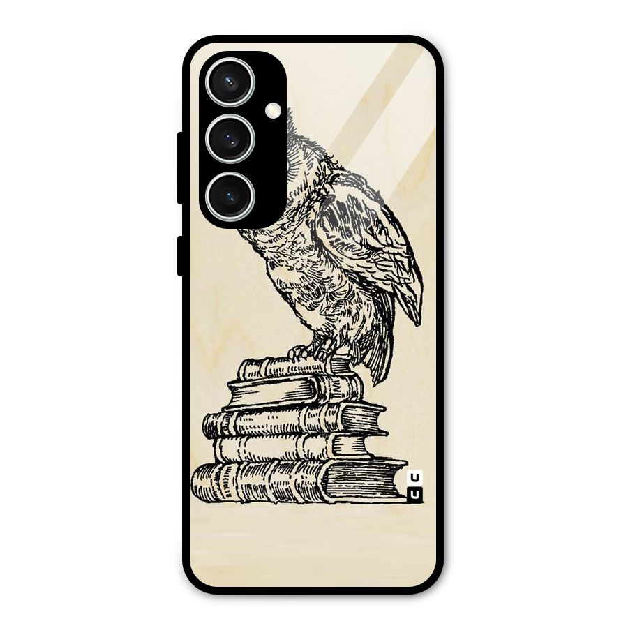 Book Owl Glass Back Case for Galaxy S23 FE