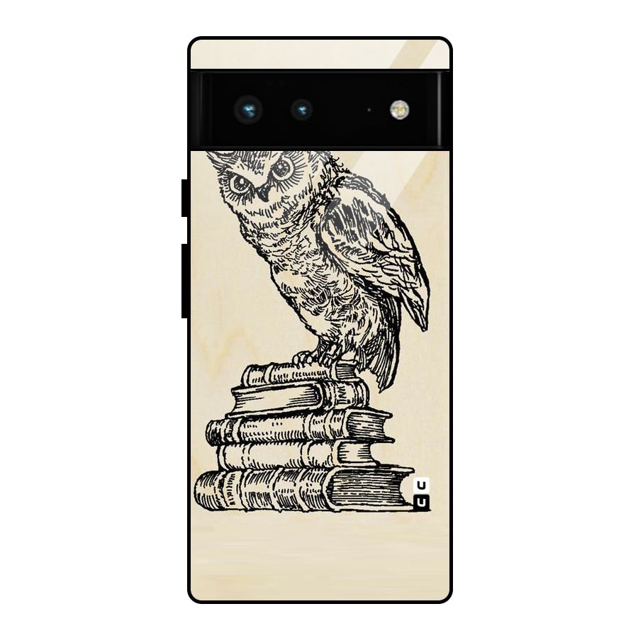 Book Owl Glass Back Case for Google Pixel 6