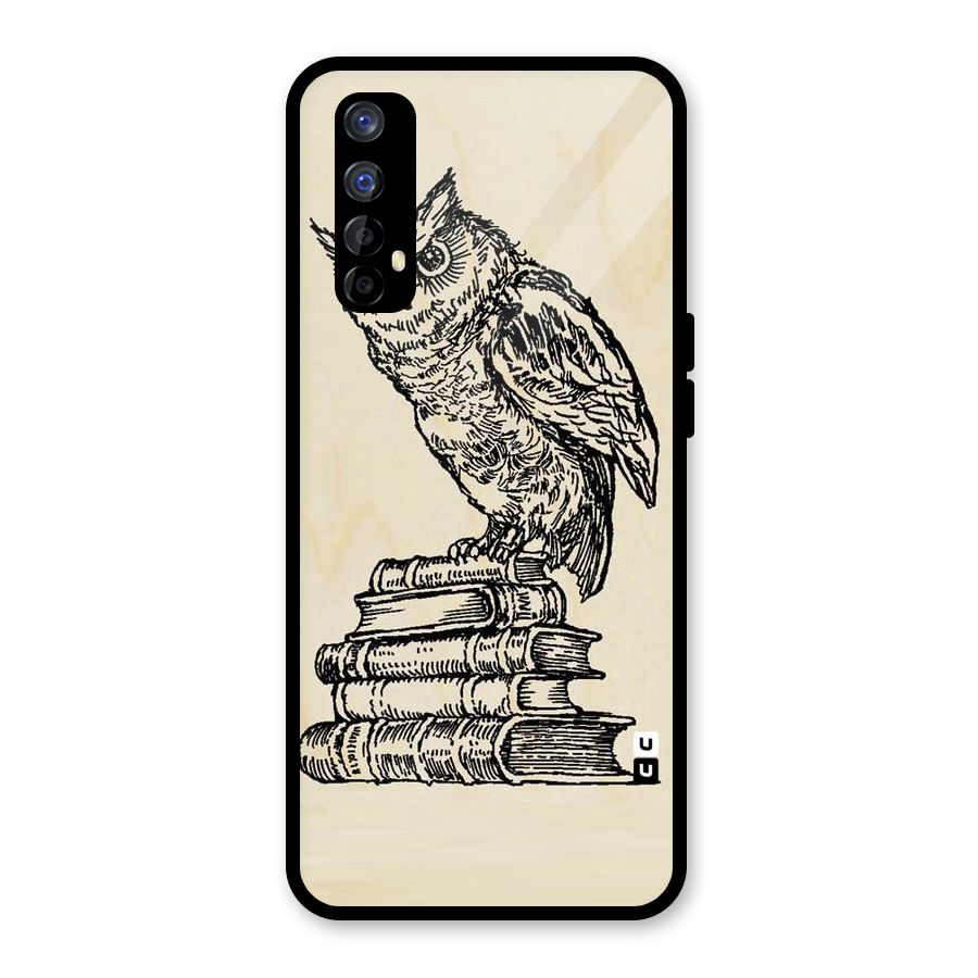 Book Owl Glass Back Case for Realme Narzo 20 Pro