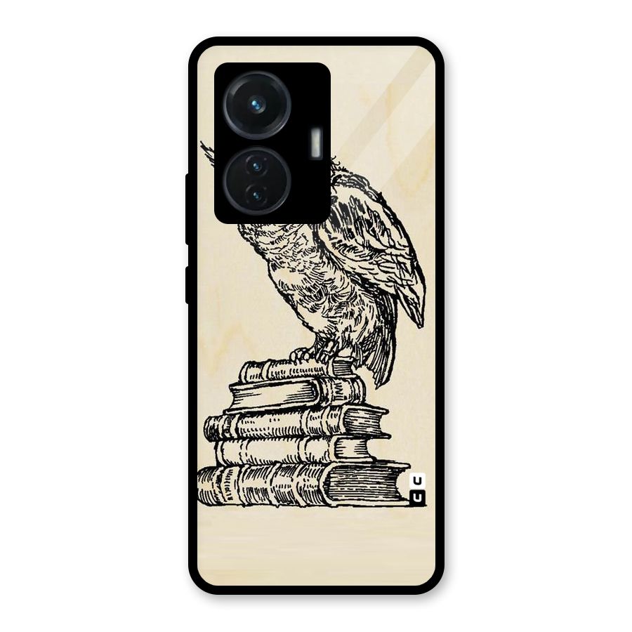 Book Owl Glass Back Case for iQOO Z6 44W