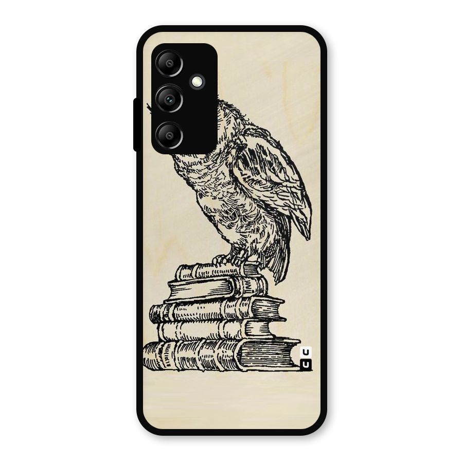 Book Owl Metal Back Case for Galaxy A14 5G