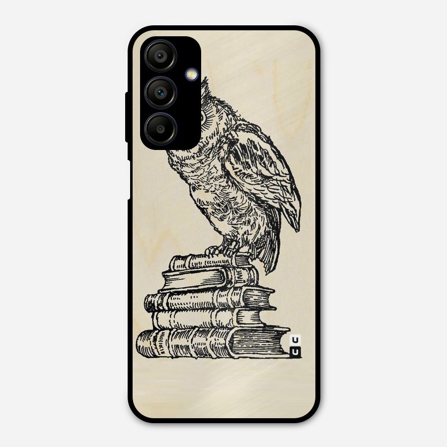 Book Owl Metal Back Case for Galaxy A15 5G