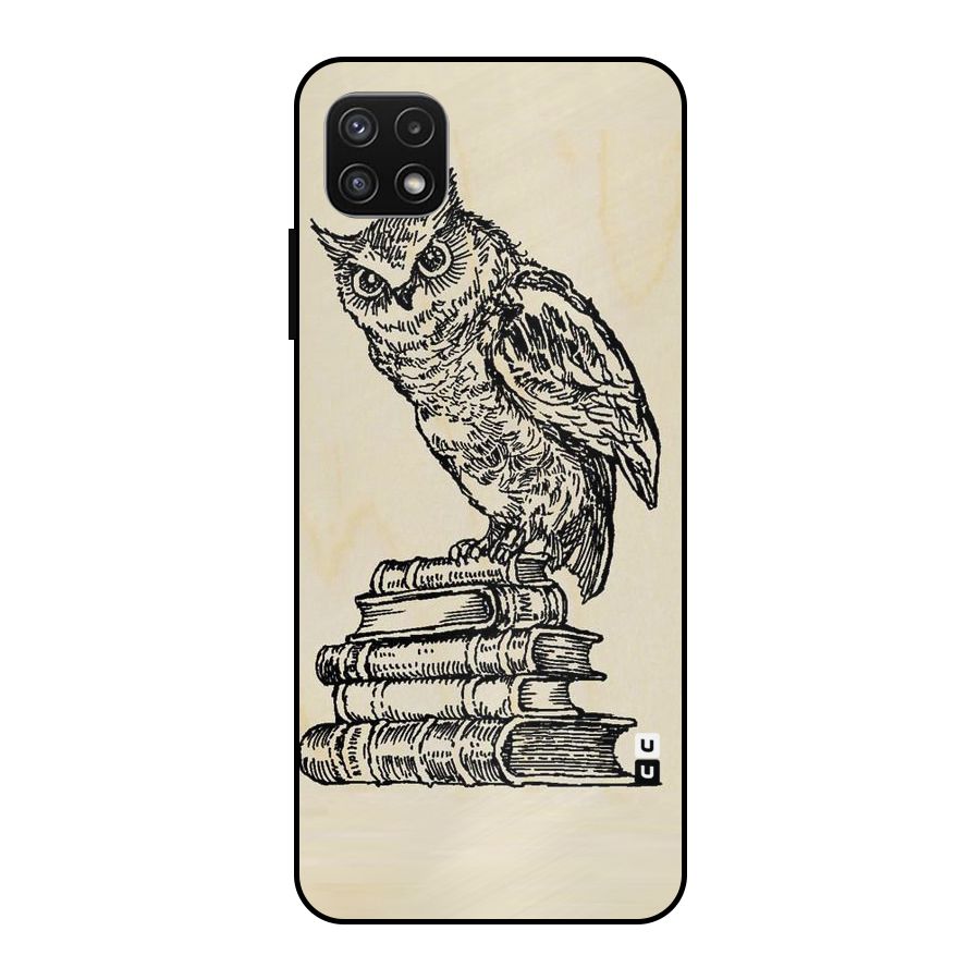 Book Owl Metal Back Case for Galaxy A22 5G