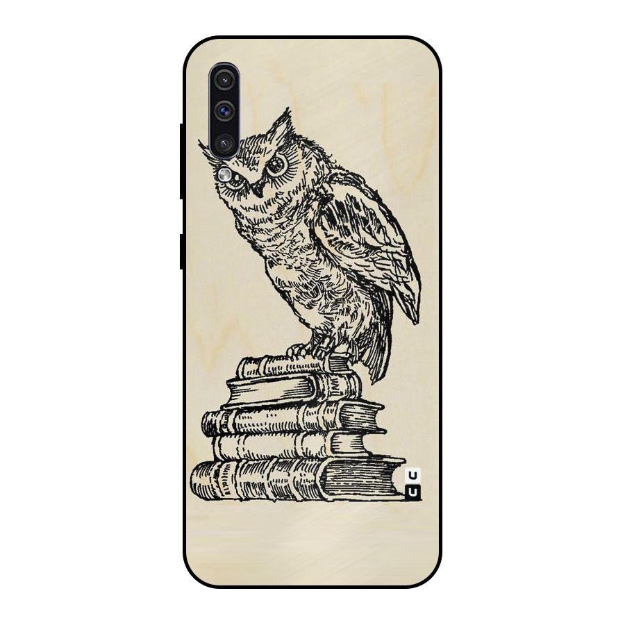Book Owl Metal Back Case for Galaxy A30s