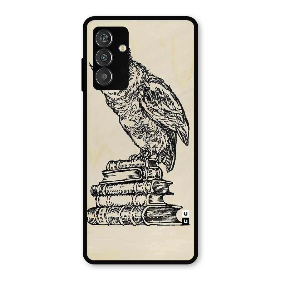 Book Owl Metal Back Case for Galaxy F13