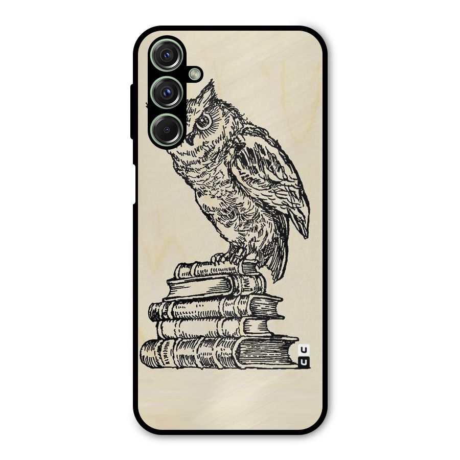 Book Owl Metal Back Case for Galaxy M34