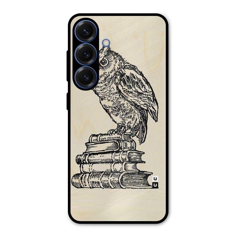 Book Owl Metal Back Case for Galaxy S25