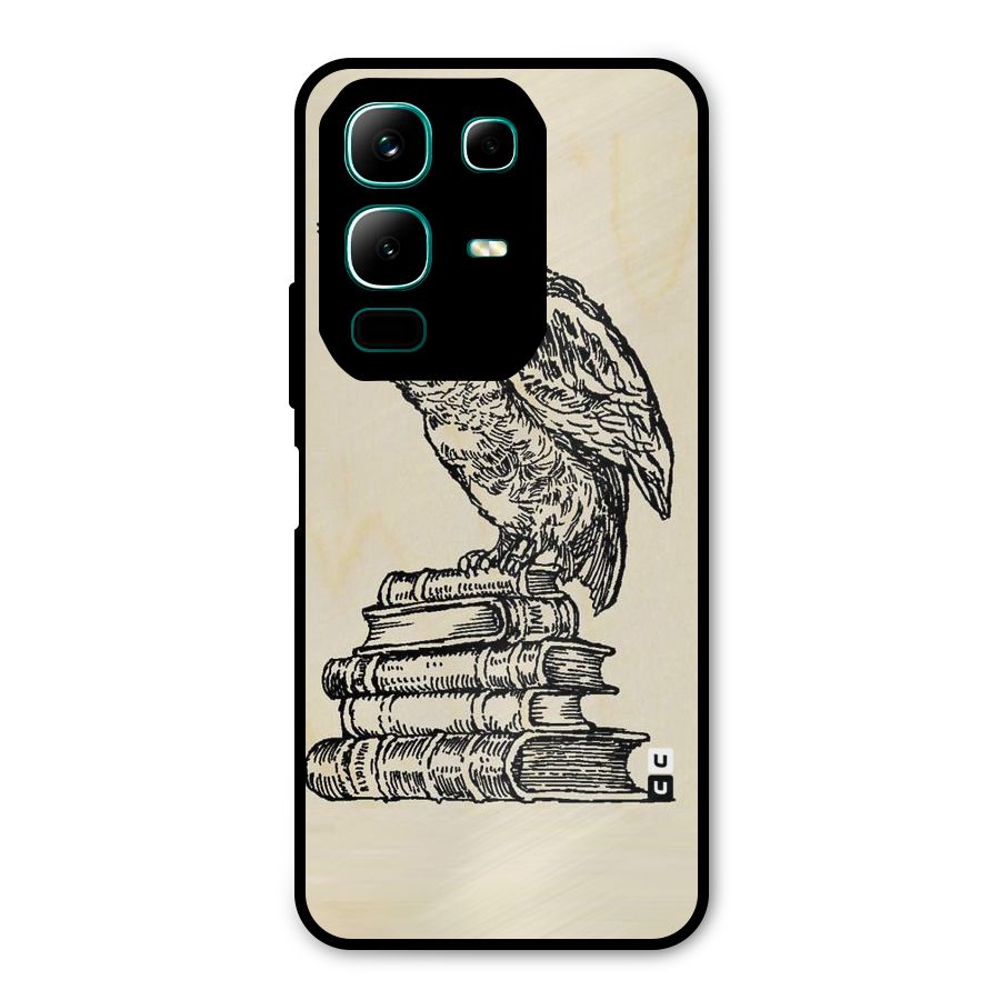 Book Owl Metal Back Case for Infinix Note 50x
