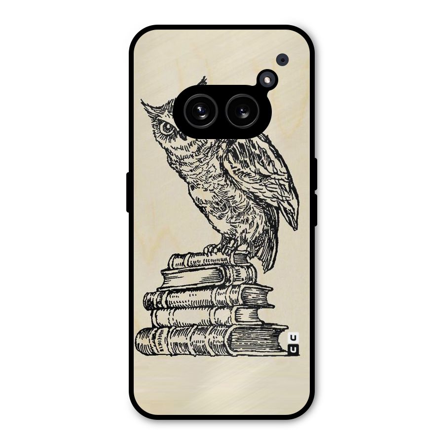 Book Owl Metal Back Case for Nothing Phone 2a Plus