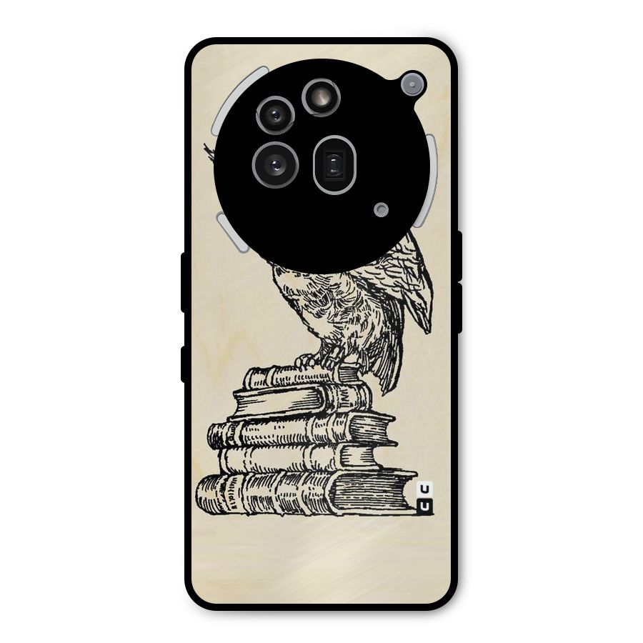 Book Owl Metal Back Case for Nothing Phone 3a Pro