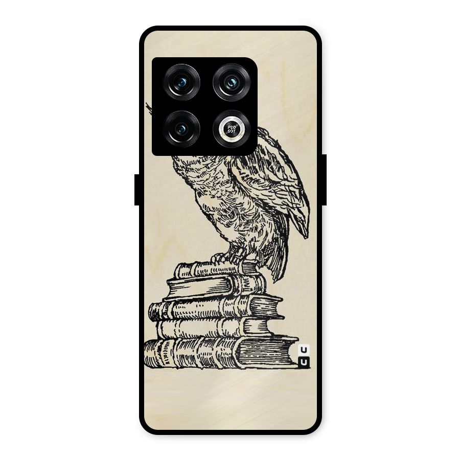 Book Owl Metal Back Case for OnePlus 10 Pro 5G