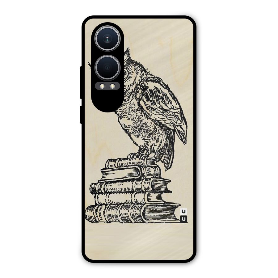 Book Owl Metal Back Case for OnePlus Nord CE4 Lite