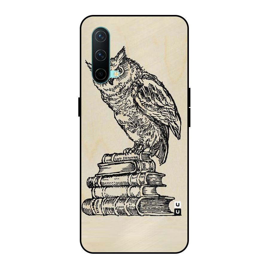 Book Owl Metal Back Case for OnePlus Nord CE 5G