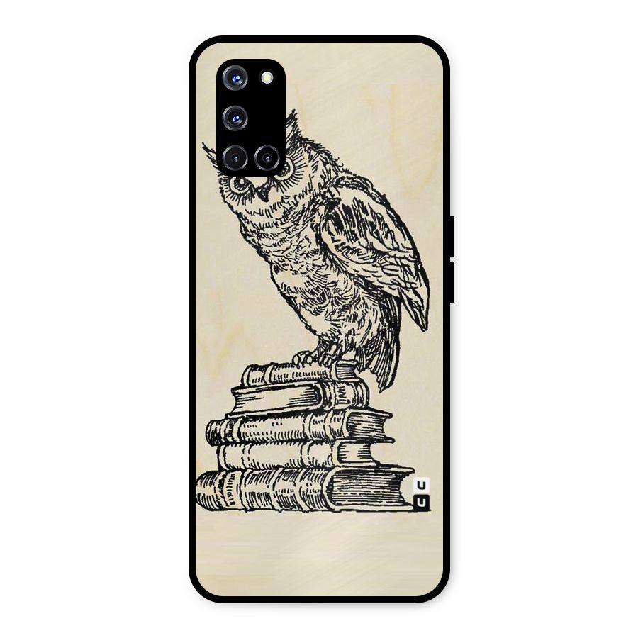 Book Owl Metal Back Case for Oppo A52