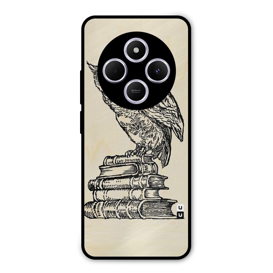 Book Owl Metal Back Case for Poco C75 5G