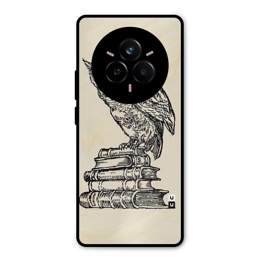 Book Owl Metal Back Case for Realme 14 Pro