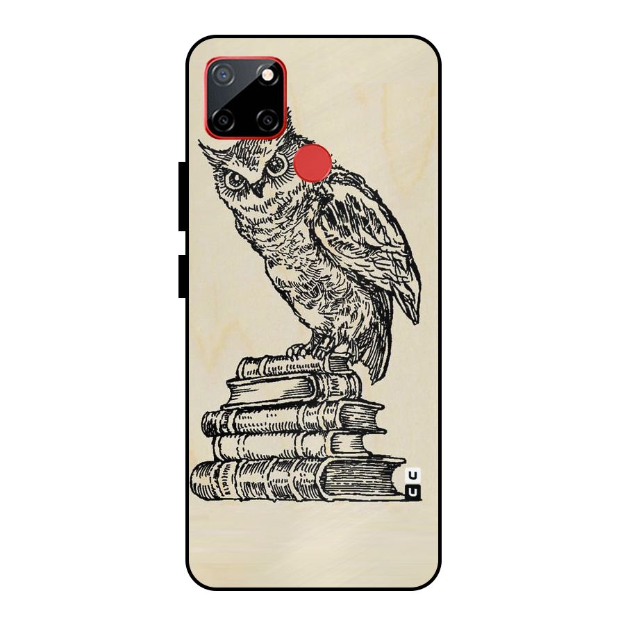 Book Owl Metal Back Case for Realme C12