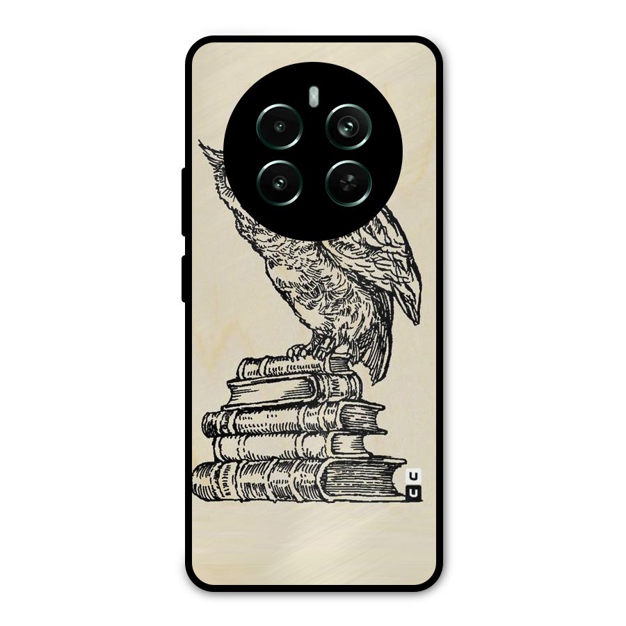 Book Owl Metal Back Case for Realme Narzo 70 Pro