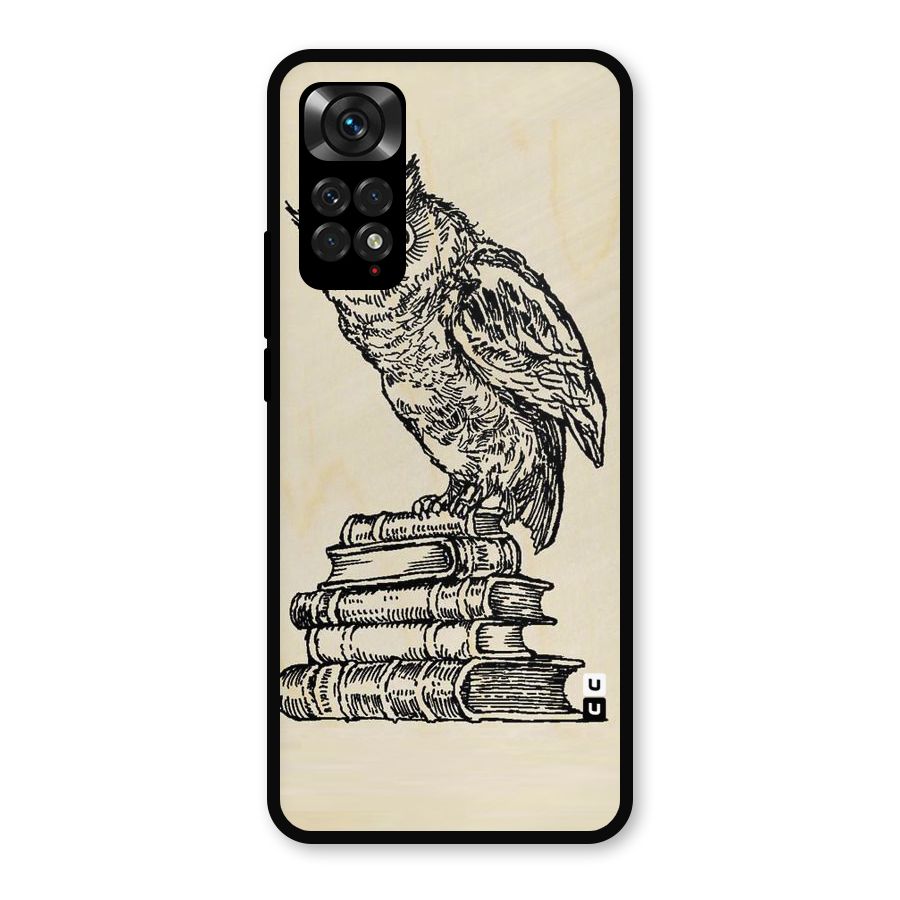 Book Owl Metal Back Case for Redmi Note 11s