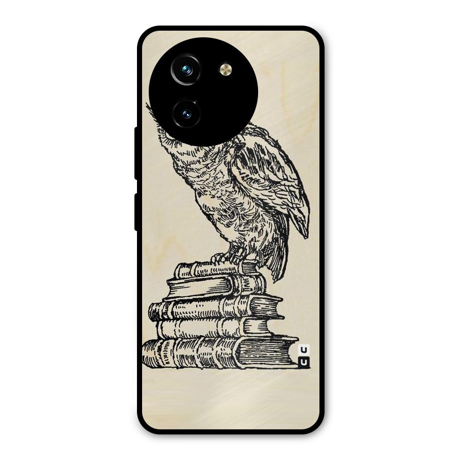 Book Owl Metal Back Case for Vivo T3x