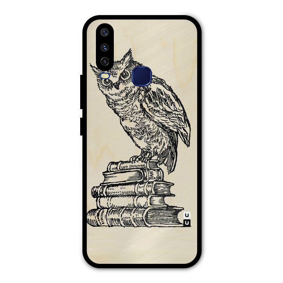 Book Owl Metal Back Case for Vivo Y15