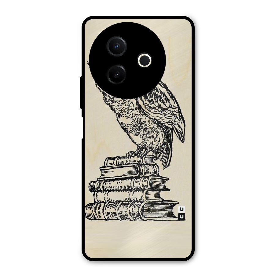 Book Owl Metal Back Case for Vivo Y39