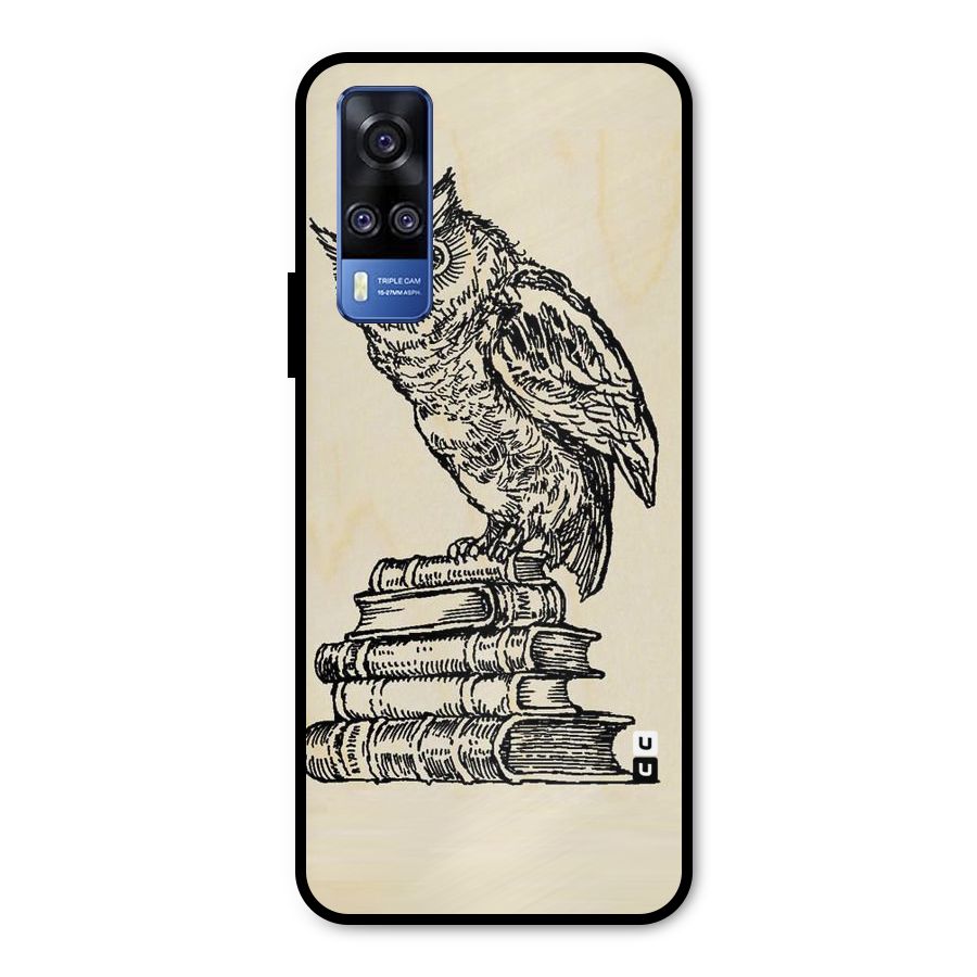 Book Owl Metal Back Case for Vivo Y51A