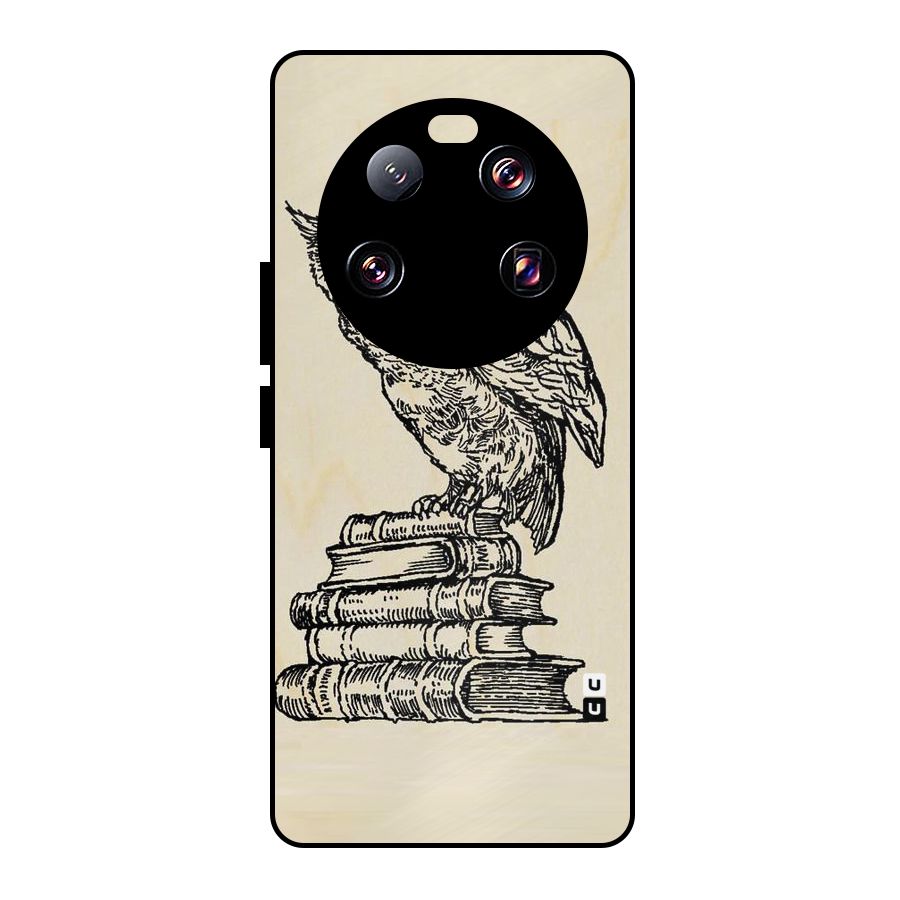 Book Owl Metal Back Case for Xiaomi 13 Ultra