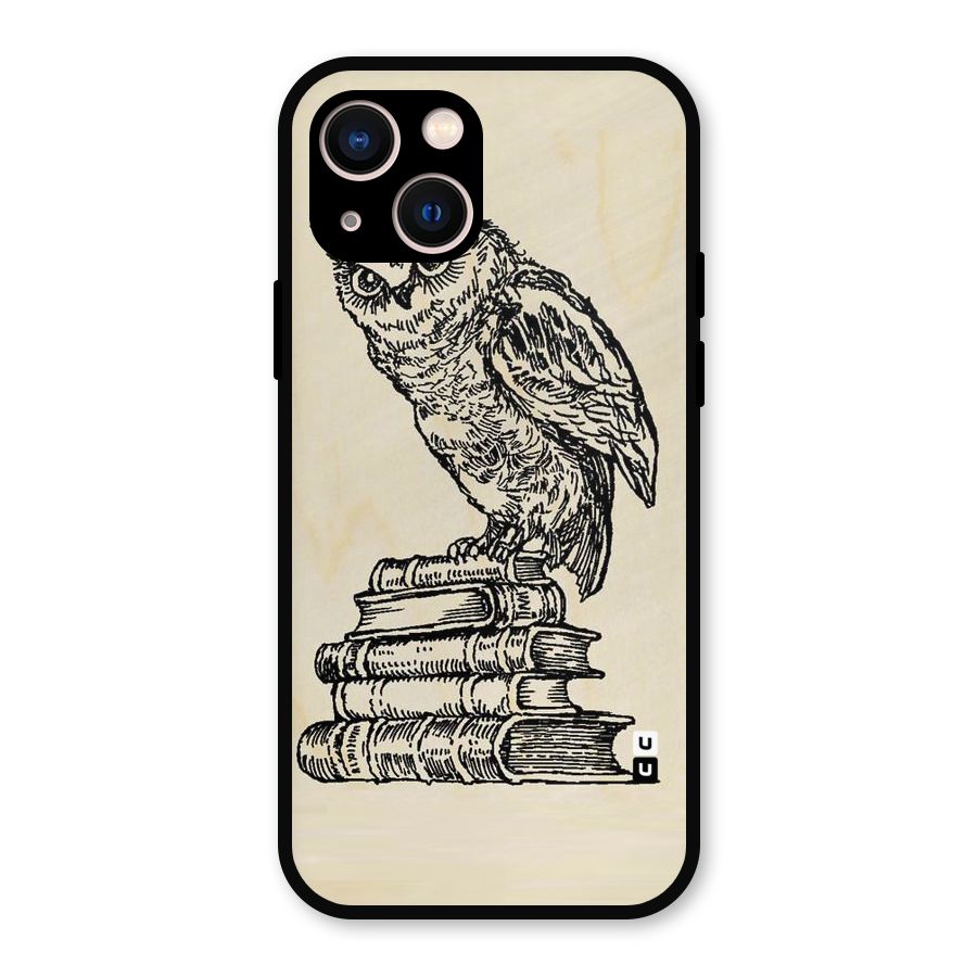 Book Owl Metal Back Case for iPhone 13
